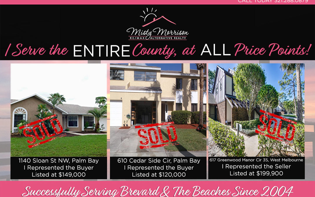 3 New Home Sales in Brevard County | Sold by Misty Morrison